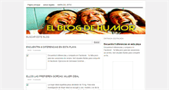 Desktop Screenshot of elblogdehumor.com