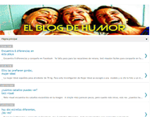 Tablet Screenshot of elblogdehumor.com